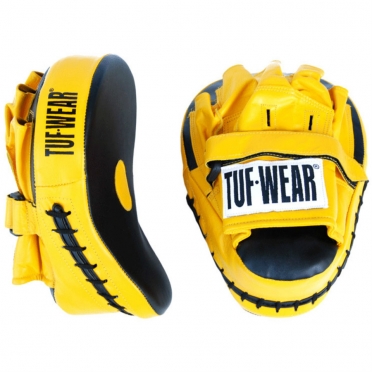 Tufwear handpads leer en PU gebogen